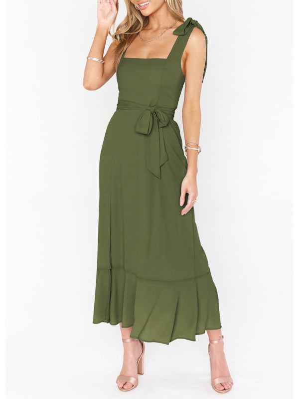 Valenzora | Women's Elegant and Fashionable Pendulum Slit Dress with French High-End Feeling