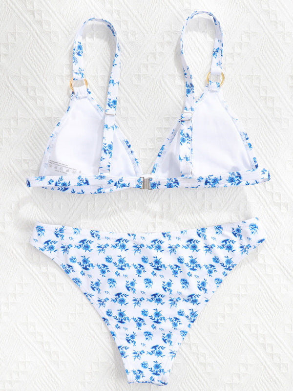 Valenzora | Neuer Split-Badeanzug Europäischer und Amerikanischer Mode-Print Damen-Badeanzug Sexy Bikini Strandmode