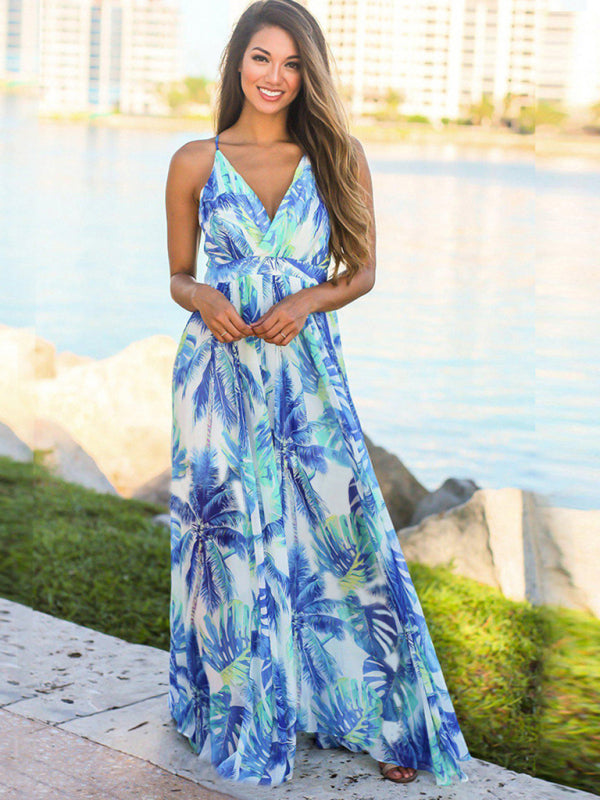 Valenzora | Printed beach dress