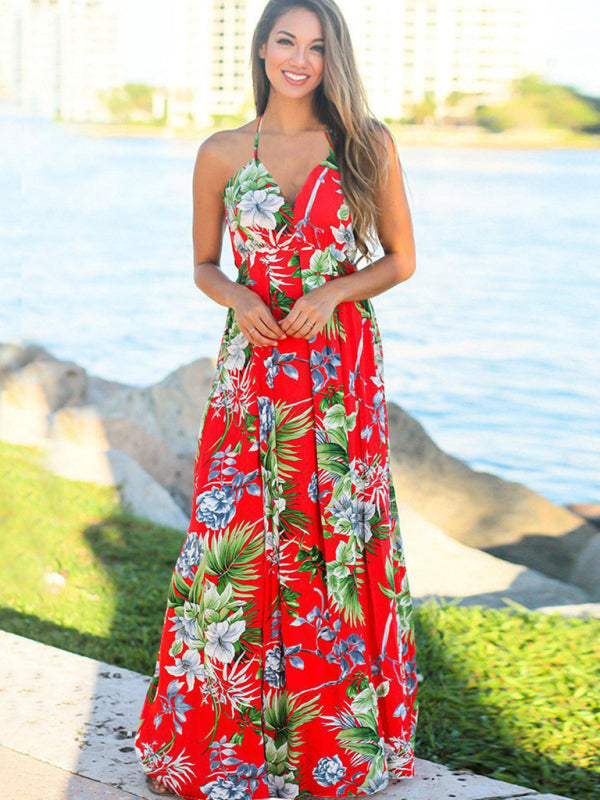 Valenzora | Printed beach dress