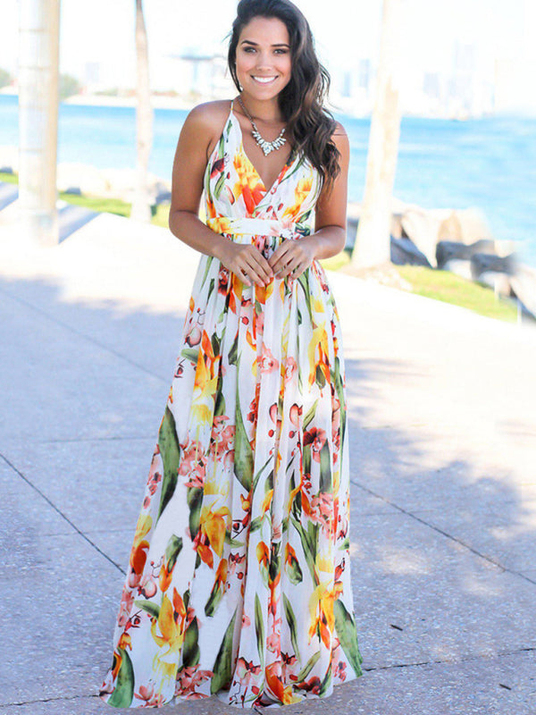 Valenzora | Printed beach dress