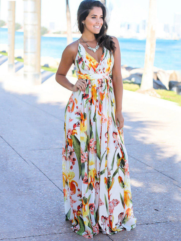 Valenzora | Printed beach dress