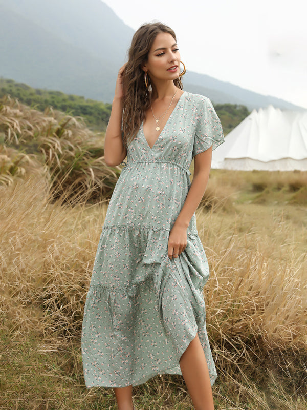 Valenzora | Floral Bohemian Dress