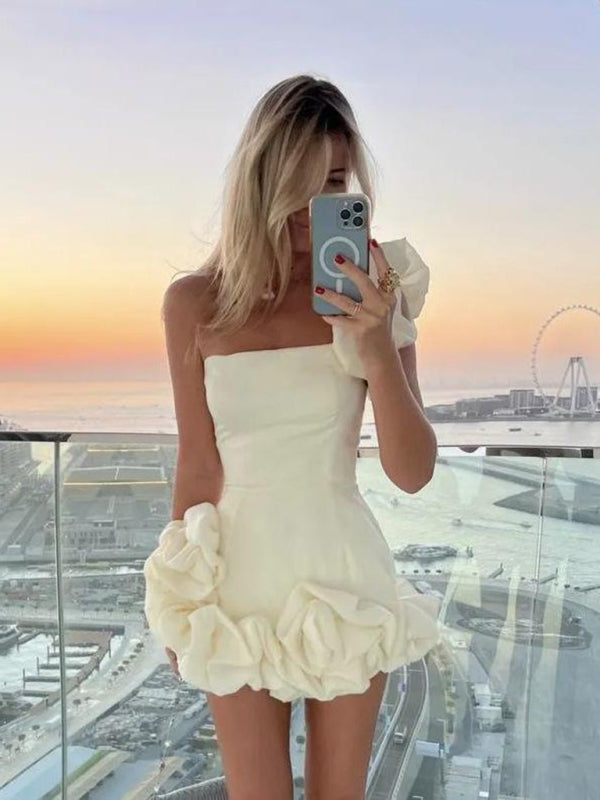 Valenzora | One-shoulder mini dress