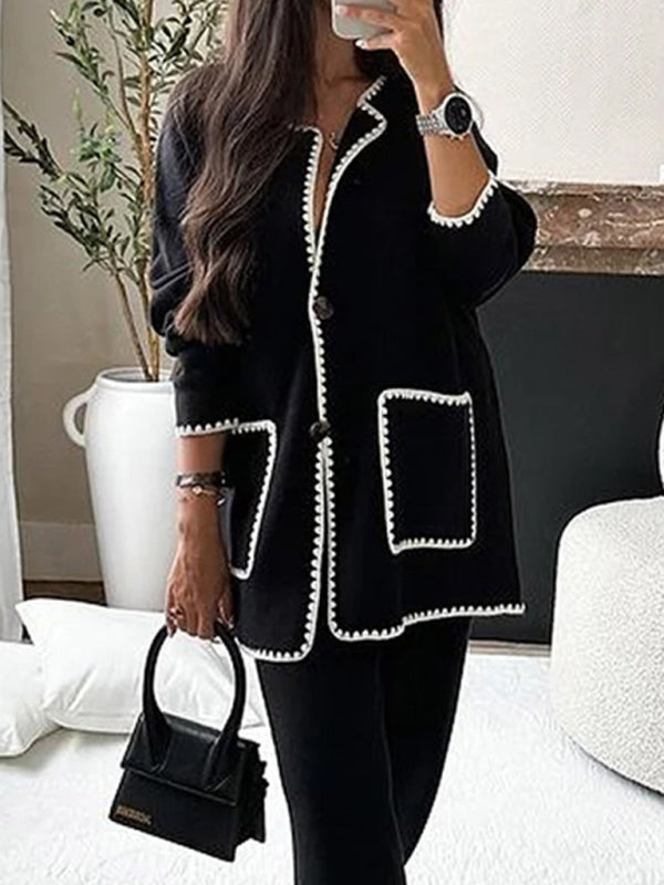 Valenzora | Women's elegant two-piece fashion suit set