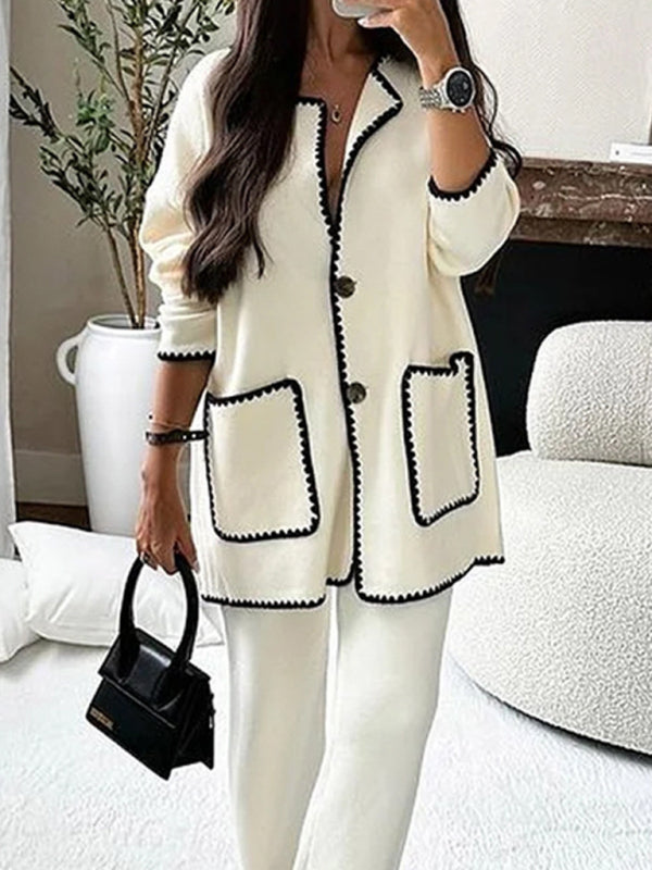 Valenzora | Women's elegant two-piece fashion suit set