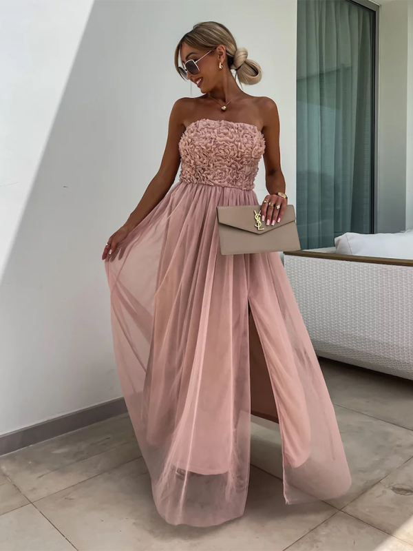 Valenzora | Neues modisches Party-Freizeitkleid mit Schlitz