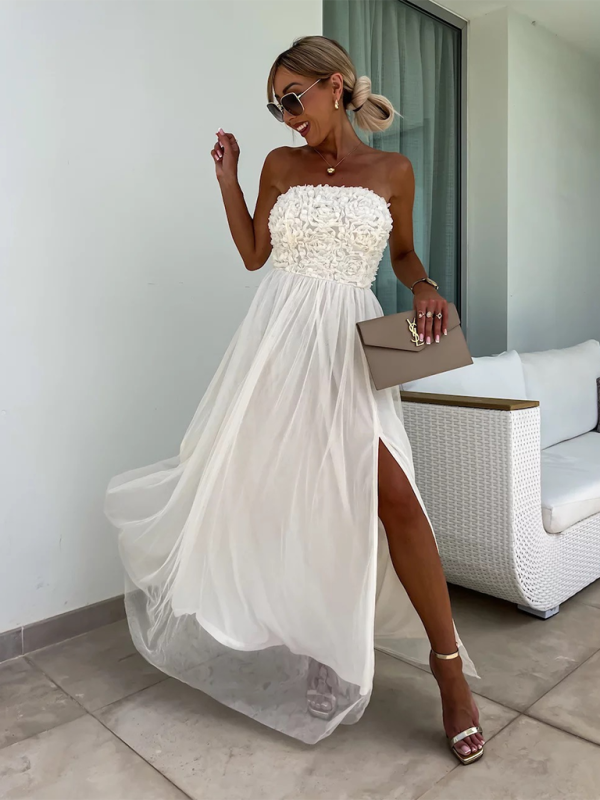 Valenzora | Neues modisches Party-Freizeitkleid mit Schlitz