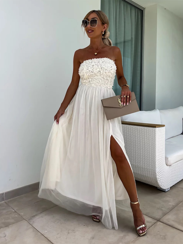 Valenzora | Neues modisches Party-Freizeitkleid mit Schlitz