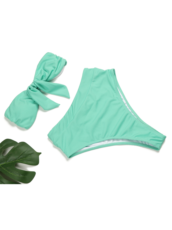 Valenzora | Women's High-Waisted Bikini Tube Top Swimsuit