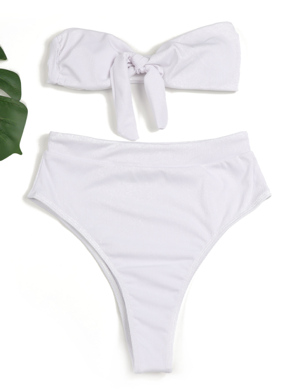 Valenzora | Women's High-Waisted Bikini Tube Top Swimsuit