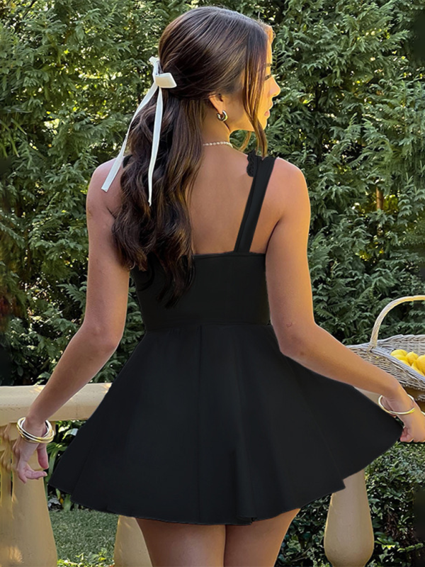 Valenzora | New Backless Sling Lace Dress