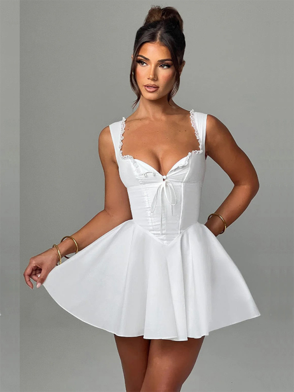 Valenzora | New Backless Sling Lace Dress