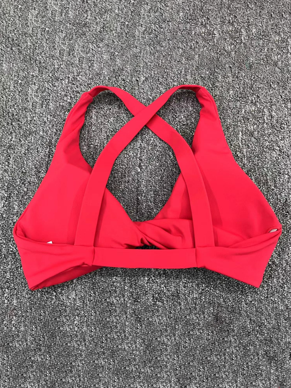 Valenzora | Close-fitting, quick-drying sports yoga bra for outdoor running, cross-back fitness underwear