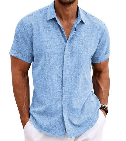 Valenzora | Short-sleeved shirt made of vegan microfiber