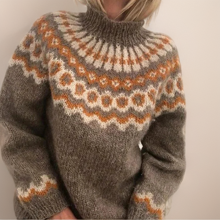Valenzora | Norwegian yoke sweaters - warm Scandinavian women's sweaters