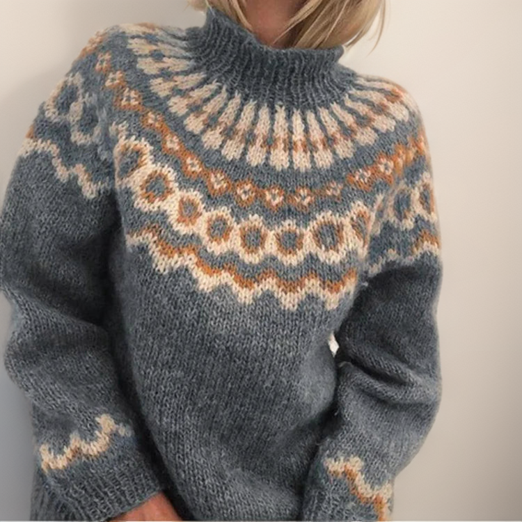 Valenzora | Norwegian yoke sweaters - warm Scandinavian women's sweaters