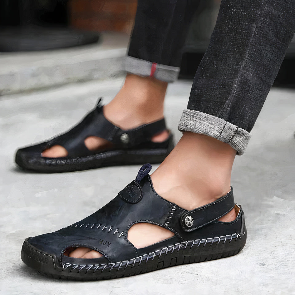 Valenzora | Orthopedic leather sandals
