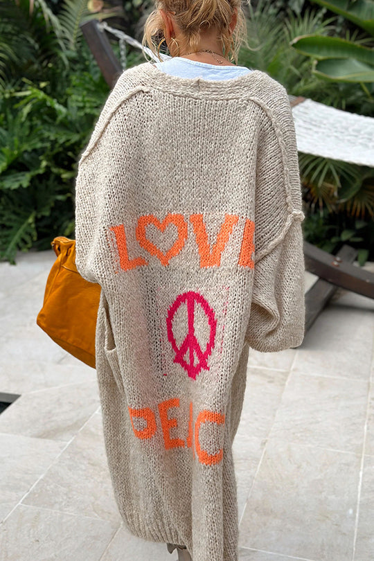 Valenzora - Cozy oversized knit cardigan