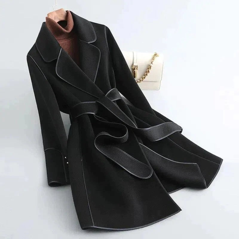 Valenzora | Klassischer langer Trenchcoat mit