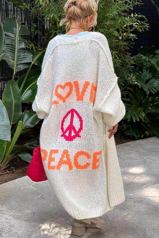 Valenzora - Cozy oversized knit cardigan