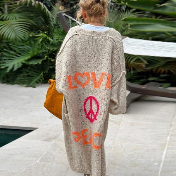 Valenzora peace cardigan - Ibiza