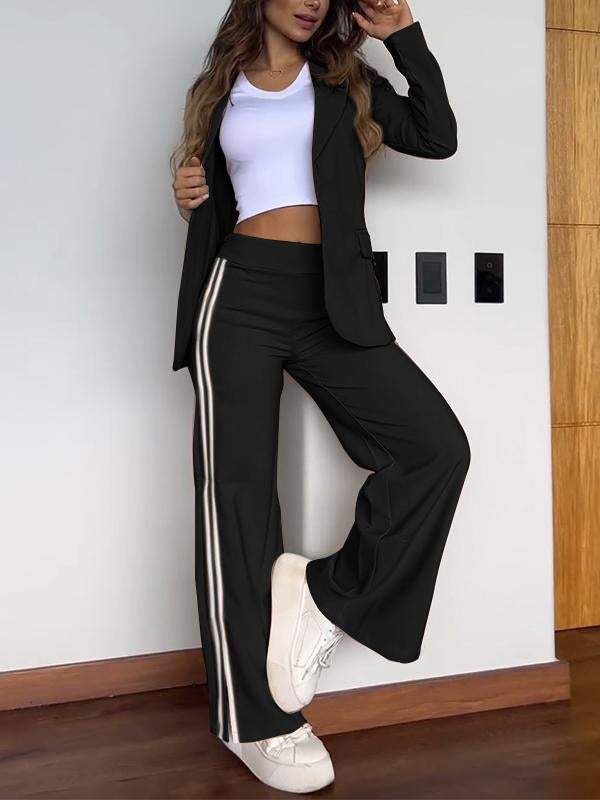 Valenzora | Chic striped blazer set for women