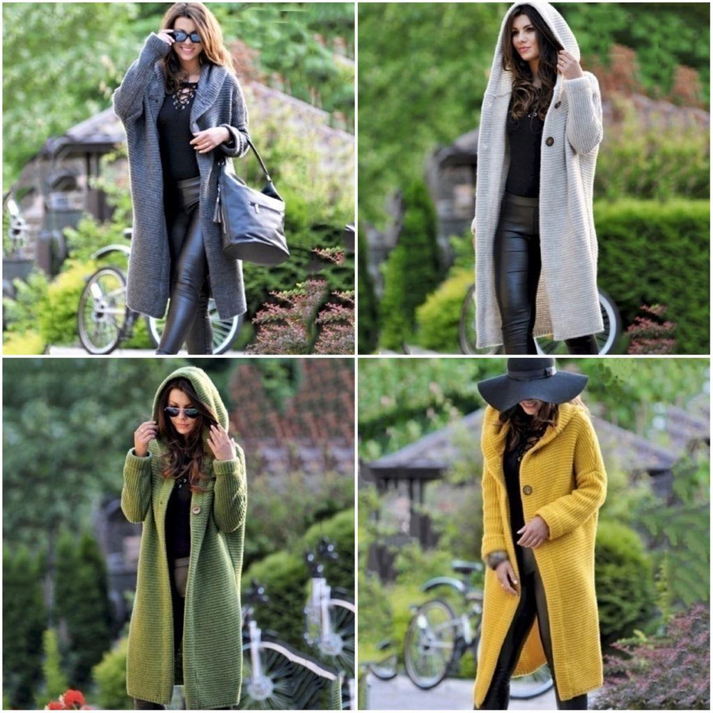 Valenzora | Extra-lange Strickjacke