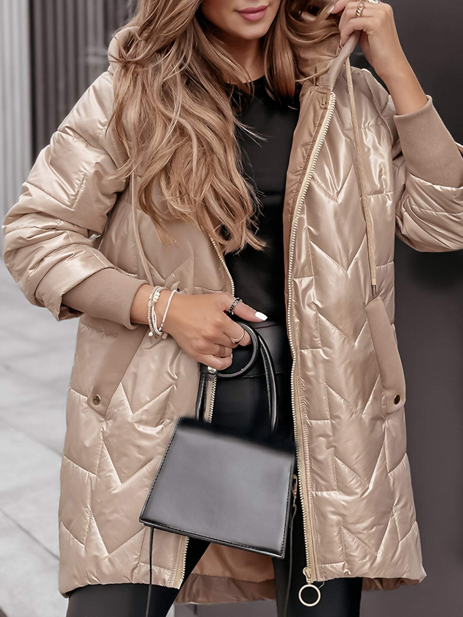 Valenzora | Women's Hooded Puffer Coat