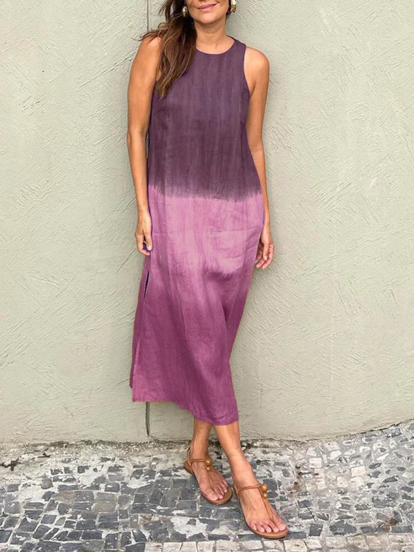 Valenzora | Women's Linen Midi Dress