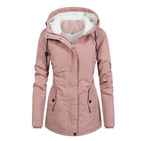 Valenzora | Lined winter coat with hood, waterproof, women's
