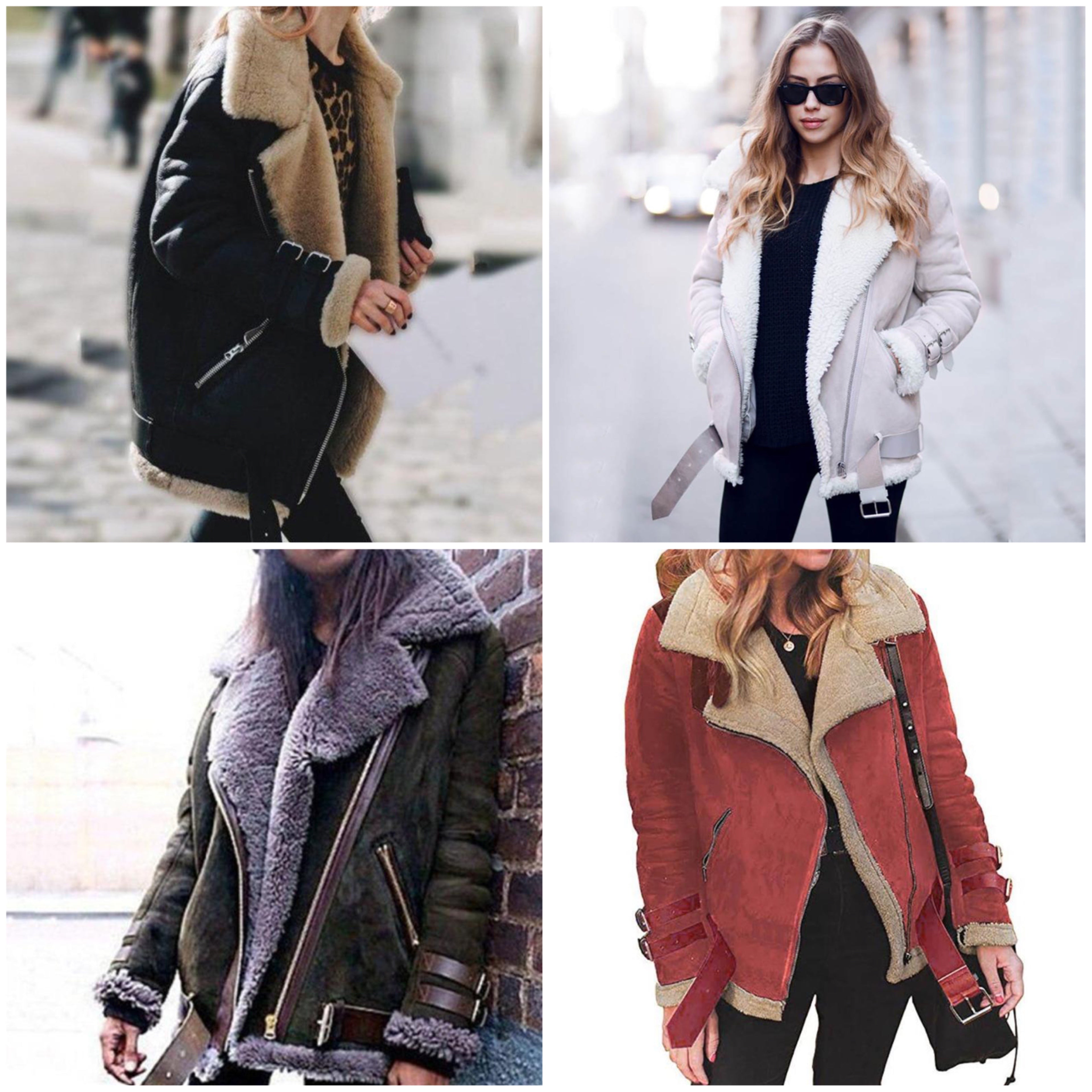 Valenzora | Oversized shearling jacket