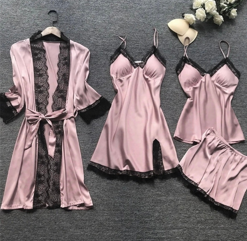 Valenzora | Satin-Pyjama-Set