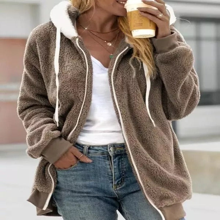 Valenzora | Casual plush sweatshirt