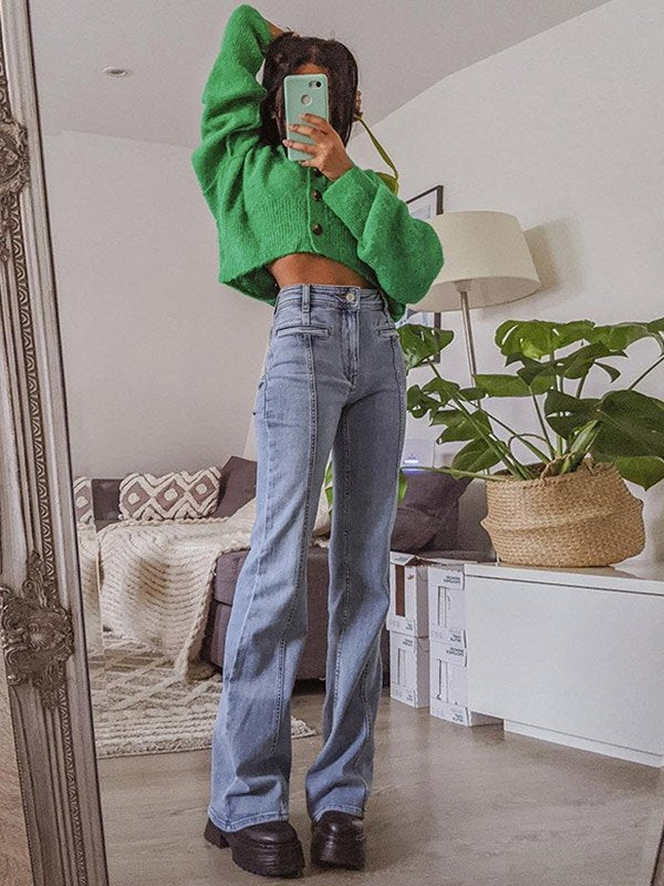 Valenzora | Jeans mit Stern-Patch auf der Rückseite