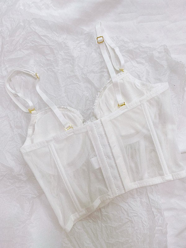 Valenzora | Bustier Corset with Lace Trim