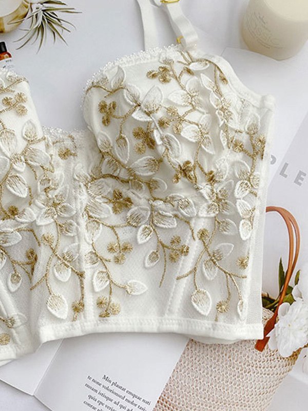Valenzora | Bustier Corset with Lace Trim