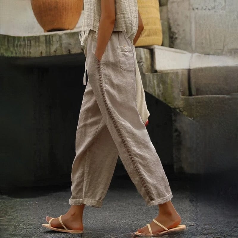 Valenzora | Comfortable linen trousers for women