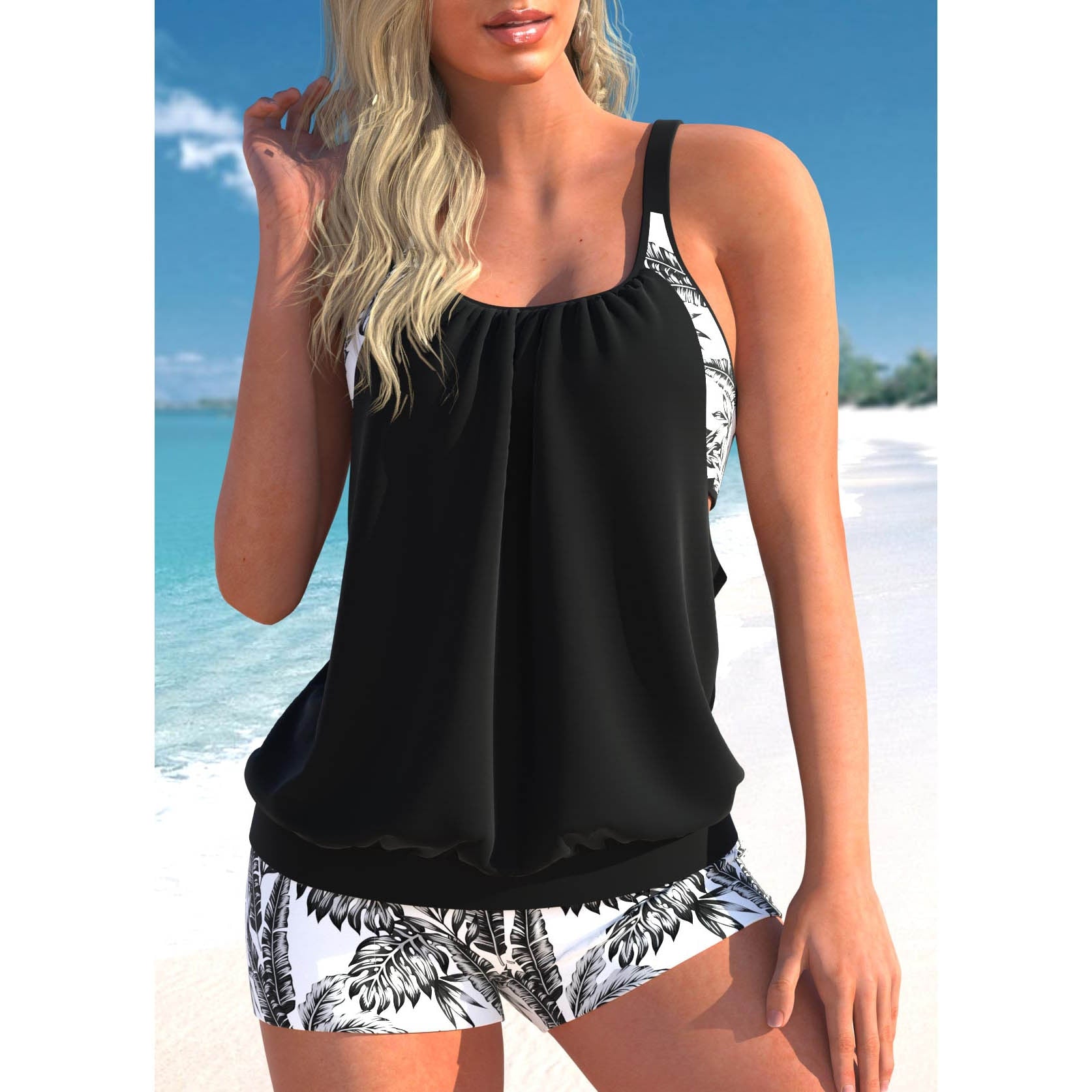 Valenzora | Two-piece tankini swimsuit for women