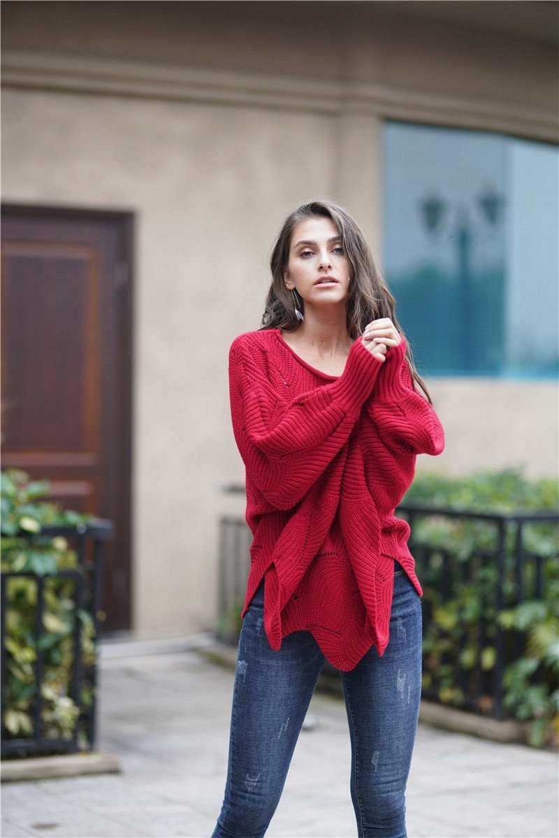 Valenzora Everything will be alright Knitted sweater - Green
