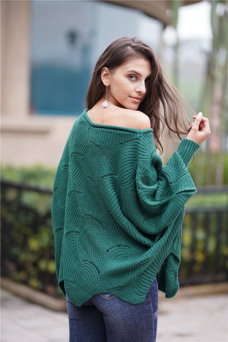 Valenzora Everything will be alright Knitted sweater - Green