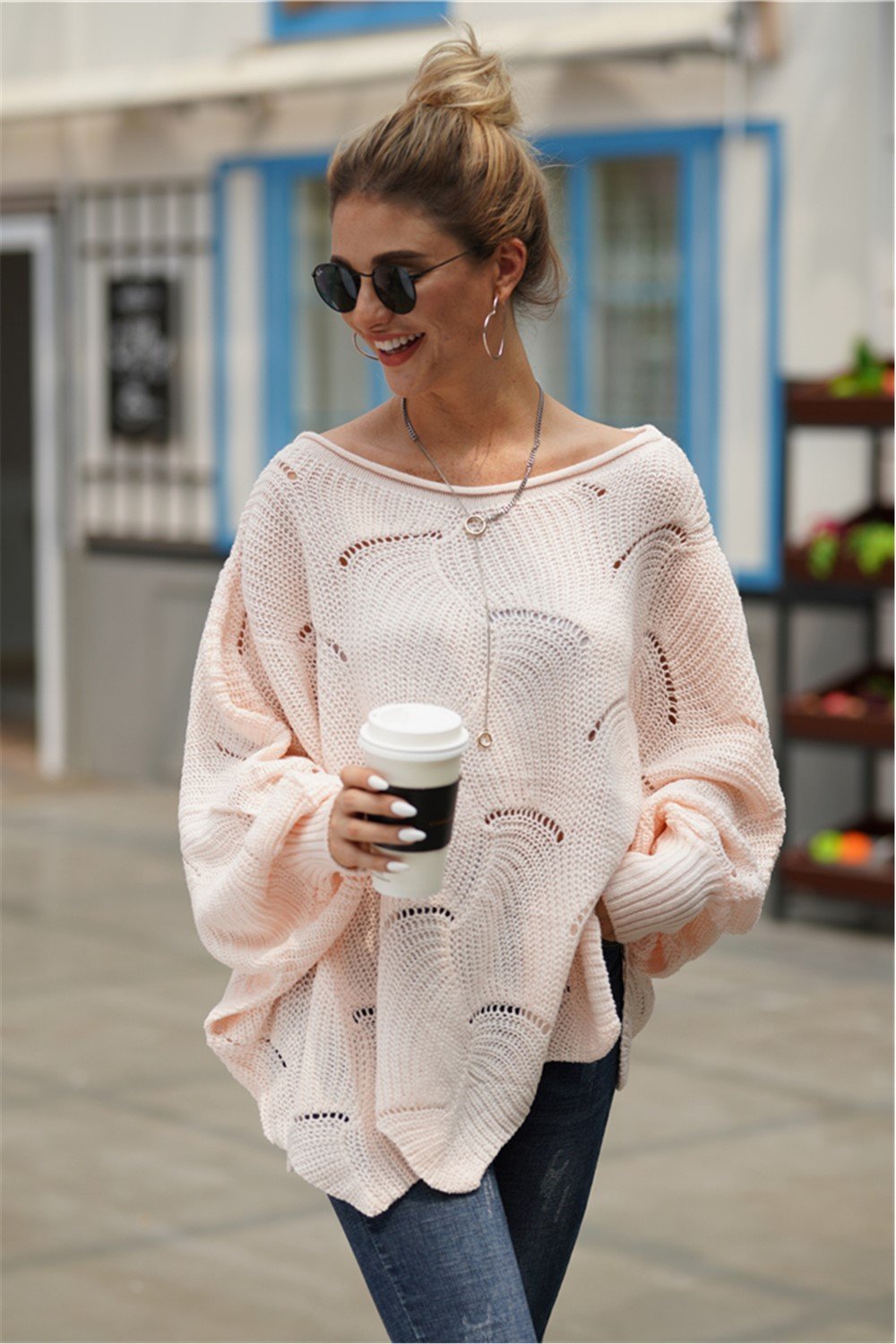 Valenzora Everything will be alright Knitted sweater - Green