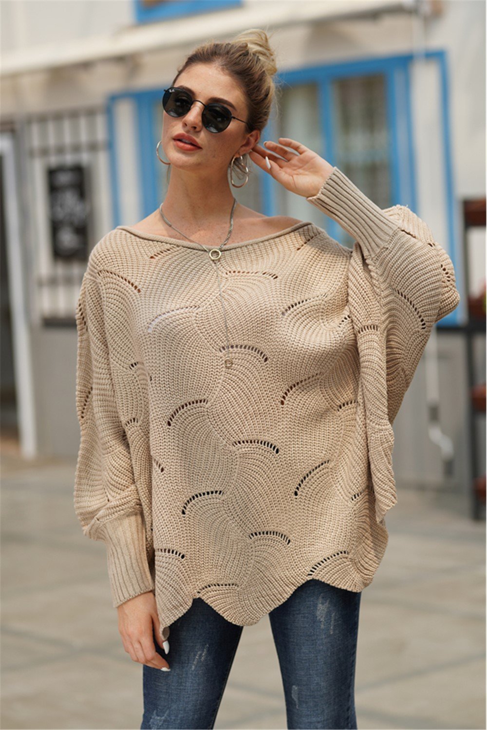 Valenzora Everything will be alright Knitted sweater - Green