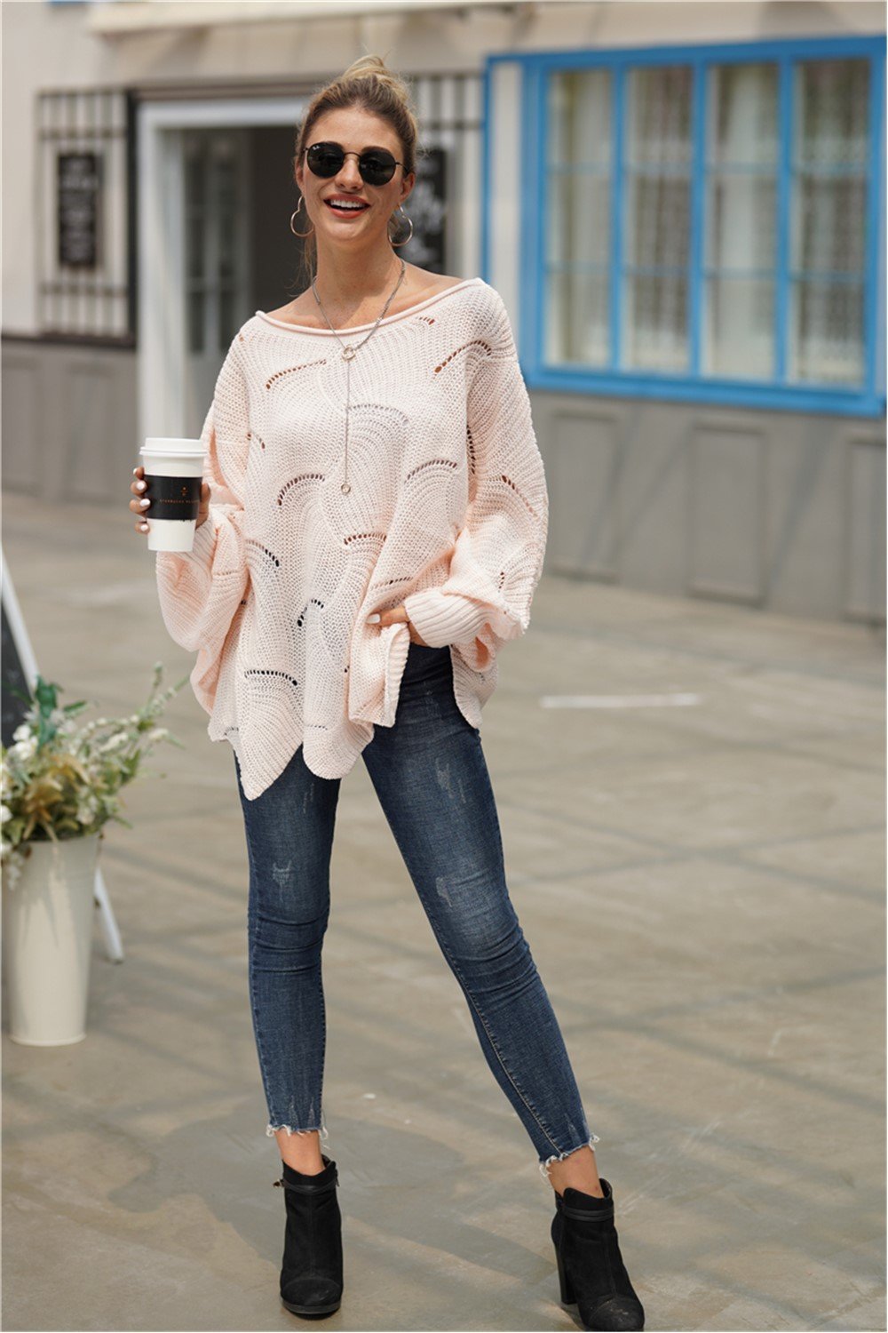 Valenzora Everything will be alright Knitted sweater - Green