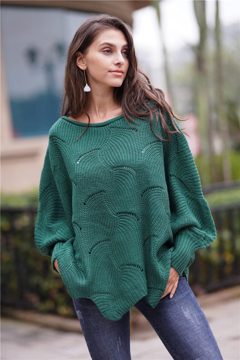 Valenzora Everything will be alright Knitted sweater - Green