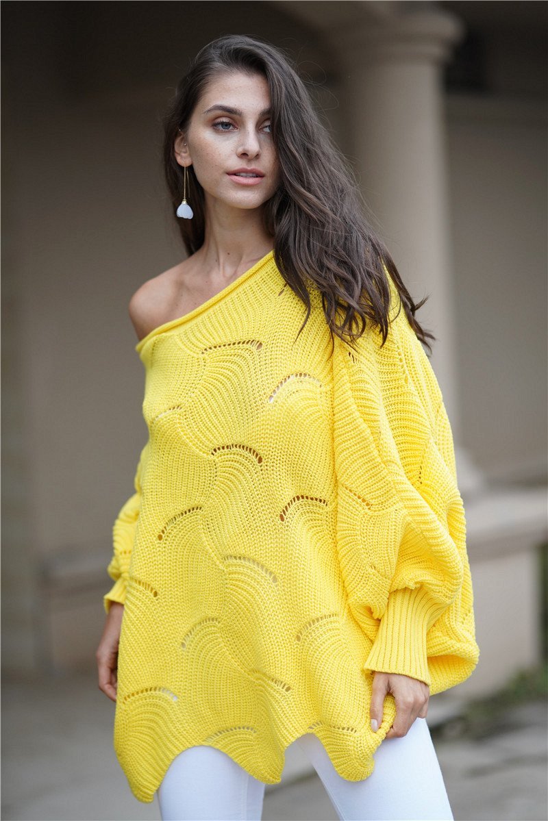 Valenzora Everything will be alright Knitted sweater - Green