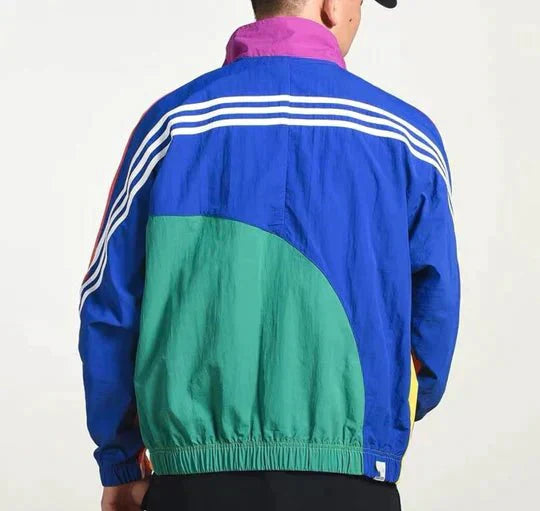 Valenzora | Windbreaker Jacket, Lightweight Zip-up Retro 90s Style, Soft Lining, Casual Wear