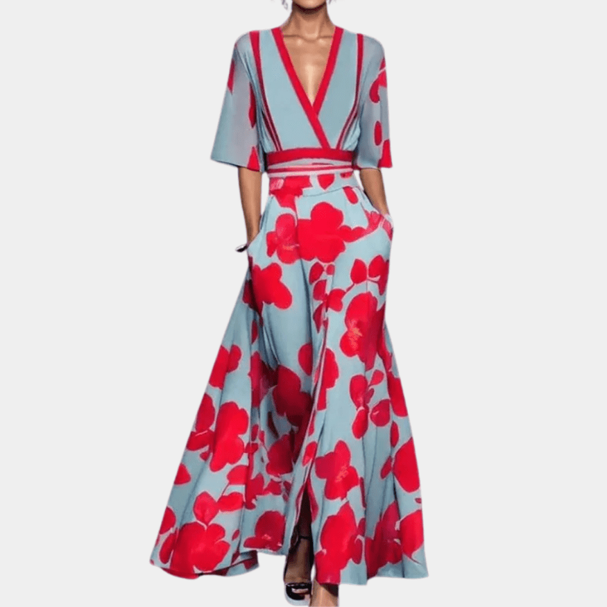 Valenzora | Luxuriöses Blumenkleid für Damen