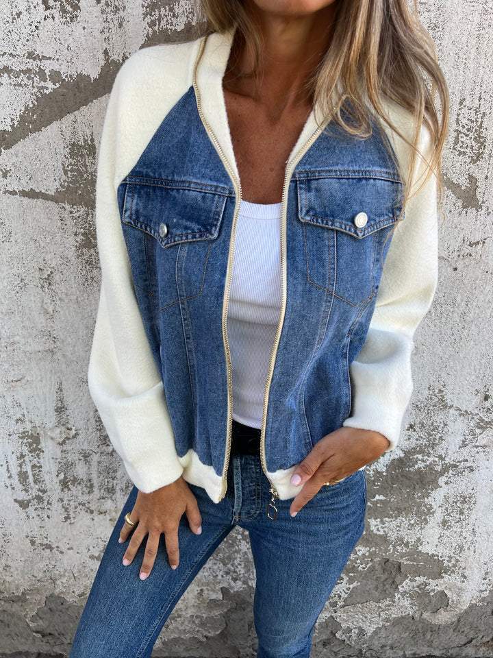Valenzora - Modern Trendy Denim Jacket
