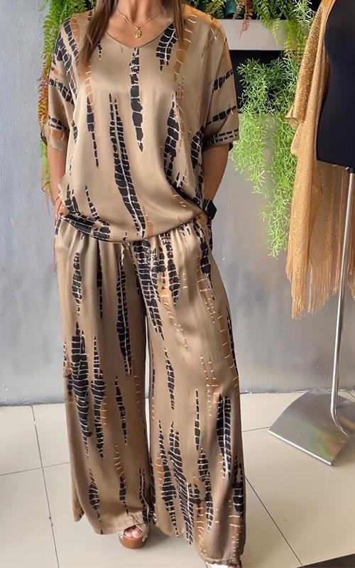 Provence™ - Casual Satin Two-Piece Set